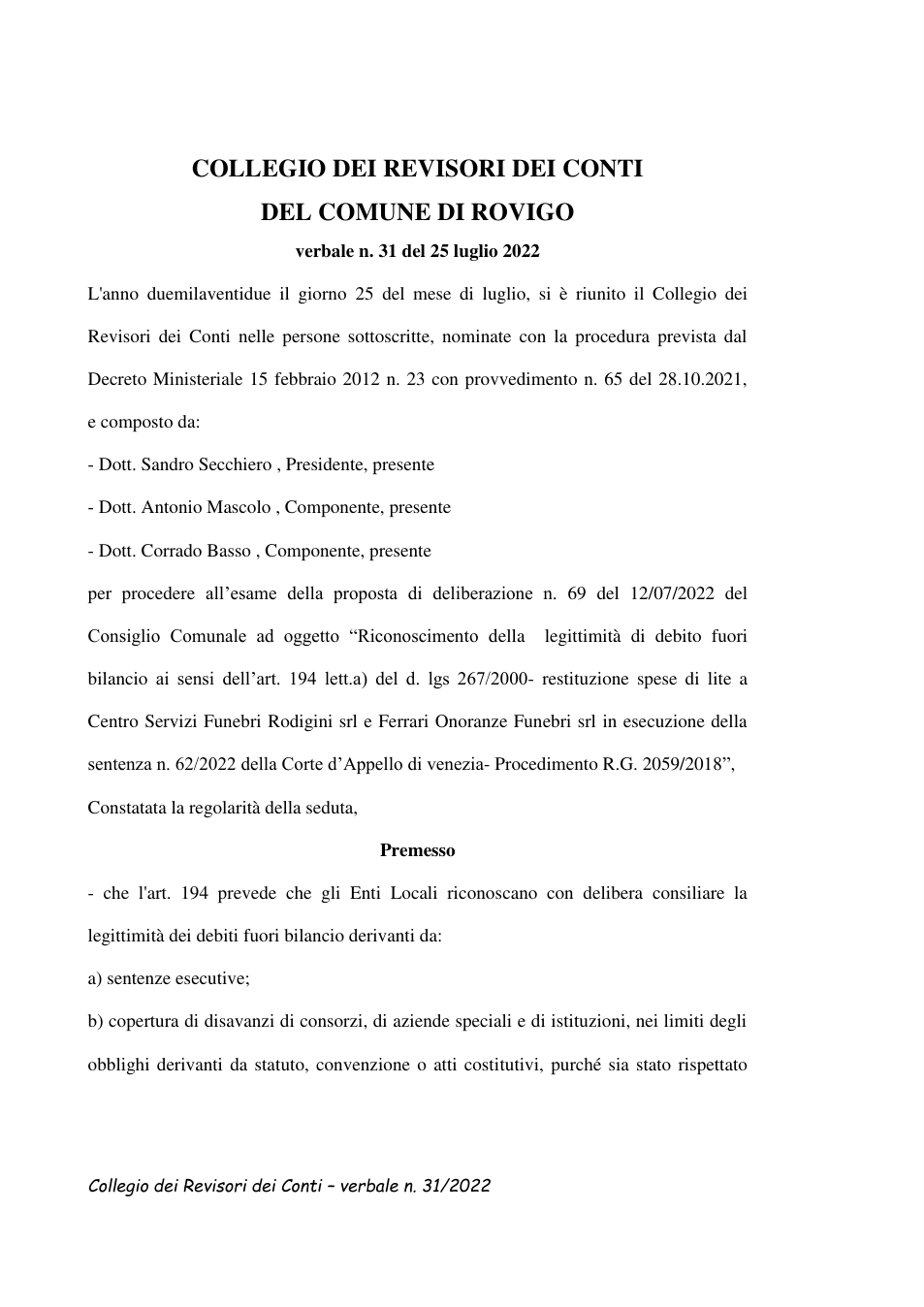 Pagina 1 del documento