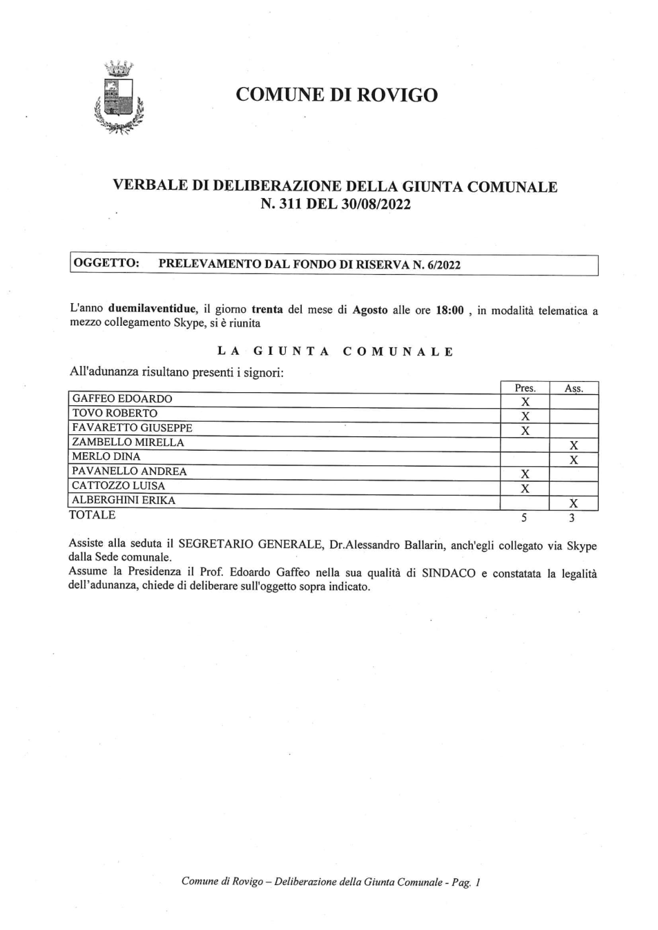 Pagina 1 del documento