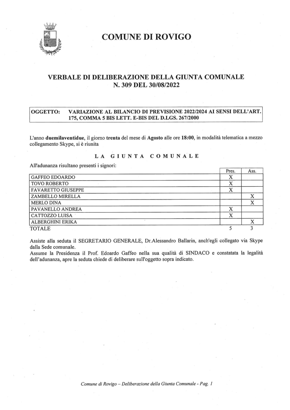 Pagina 1 del documento