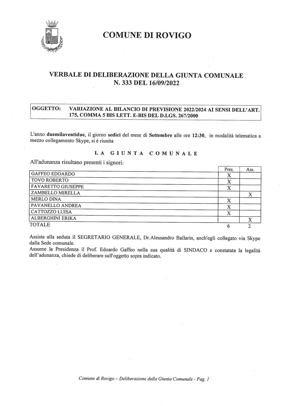Pagina 1 del documento