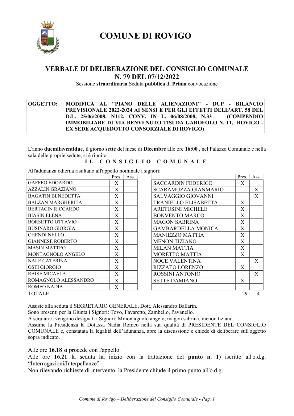 Pagina 1 del documento