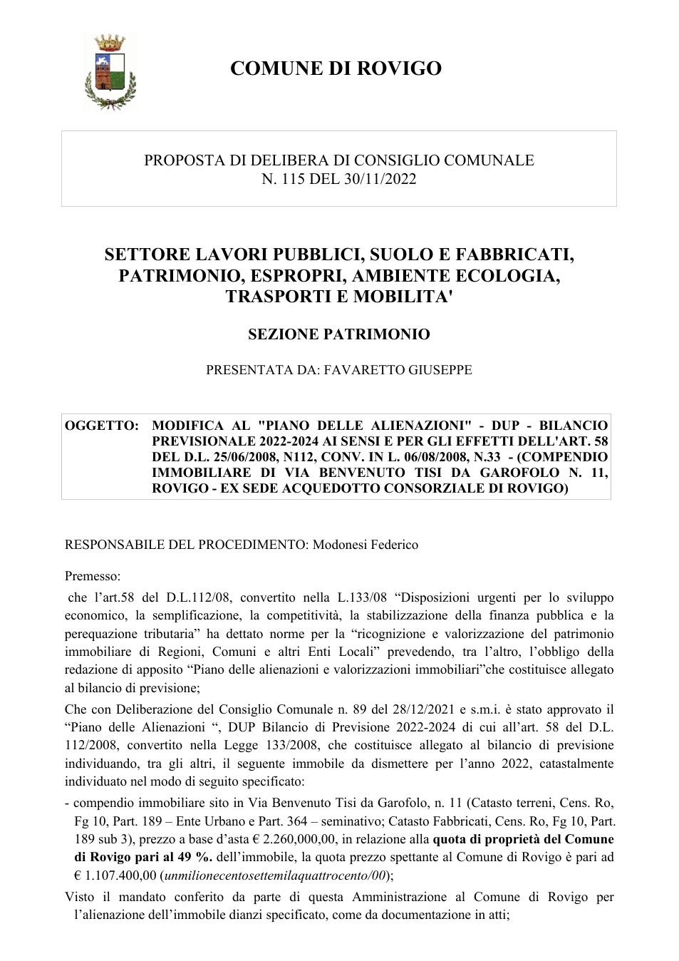 Pagina 1 del documento