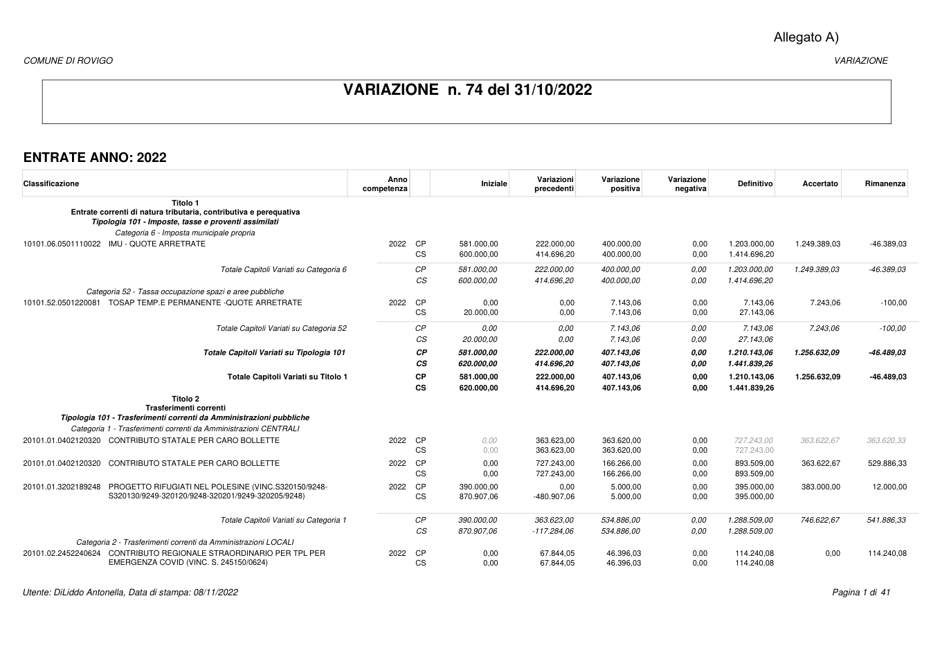 Pagina 1 del documento