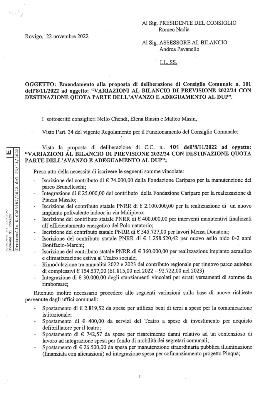 Pagina 1 del documento