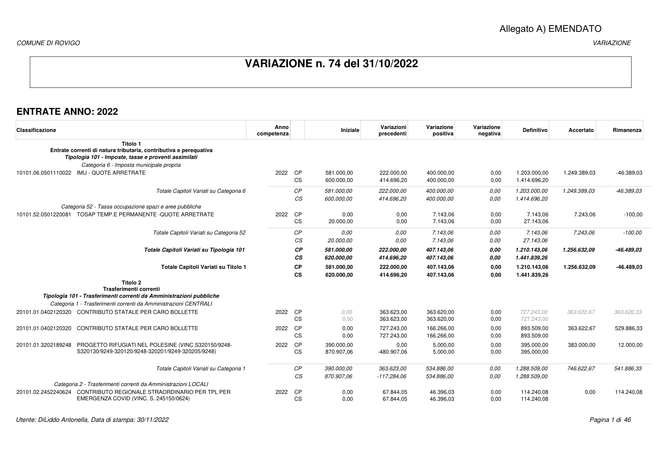 Pagina 1 del documento
