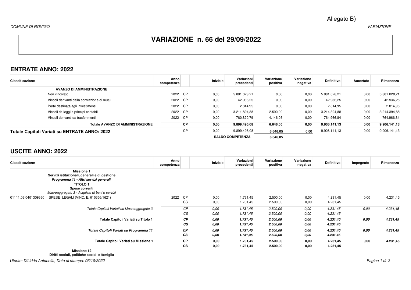 Pagina 1 del documento