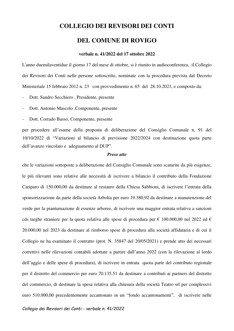 Pagina 1 del documento