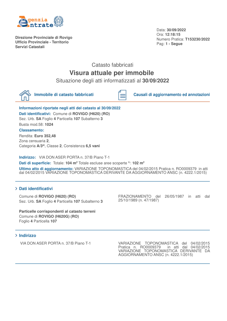 Pagina 1 del documento