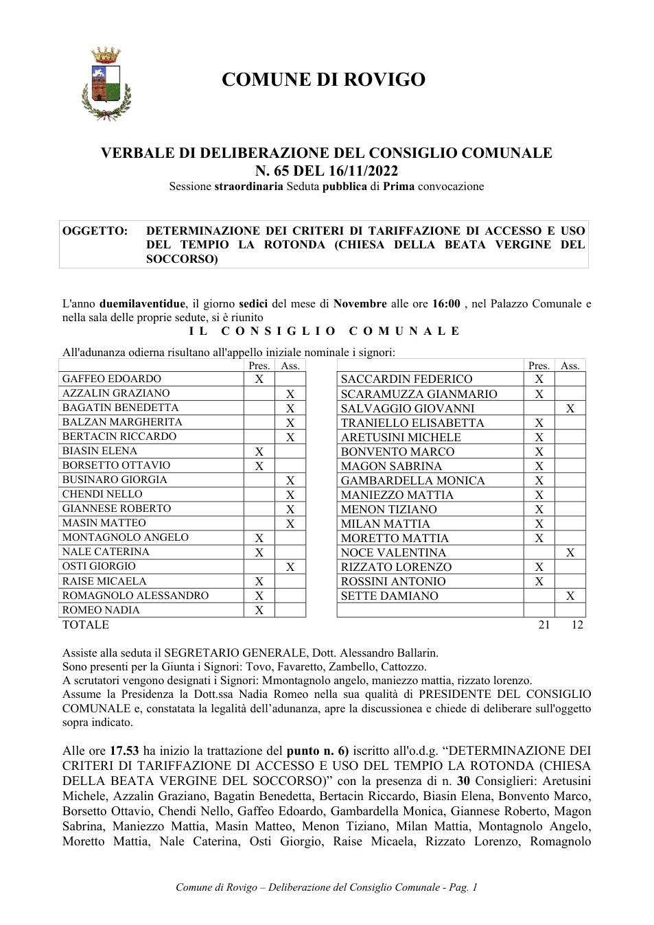 Pagina 1 del documento