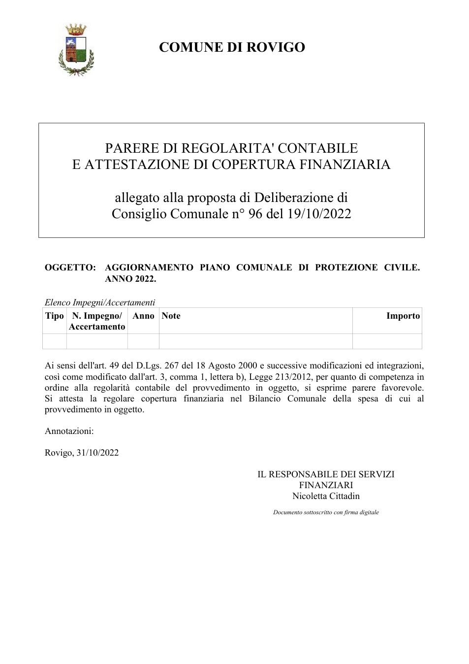 Pagina 1 del documento