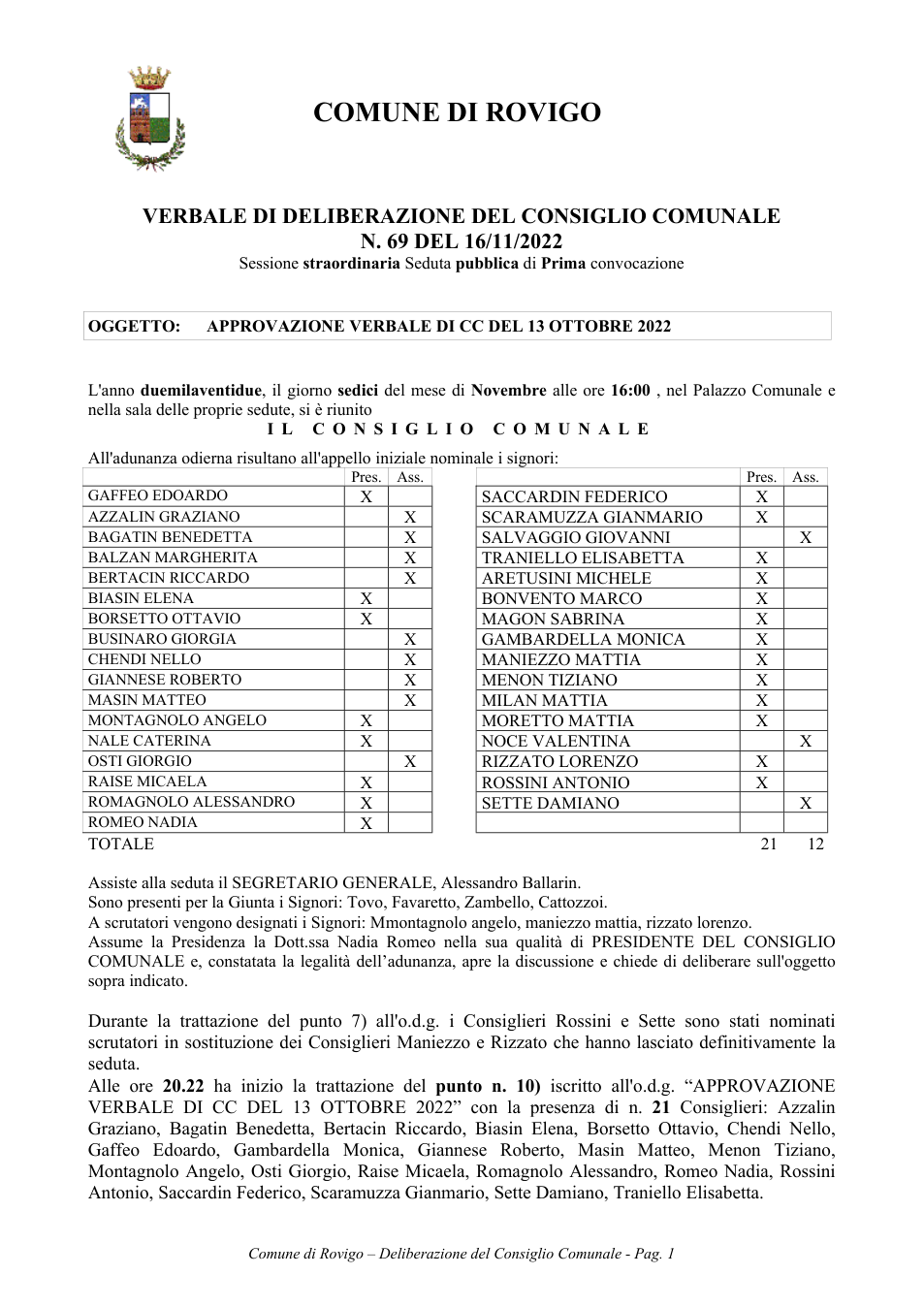 Pagina 1 del documento