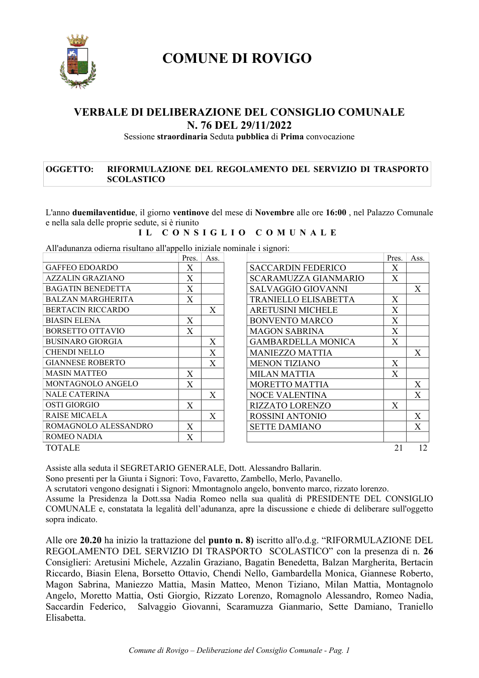 Pagina 1 del documento