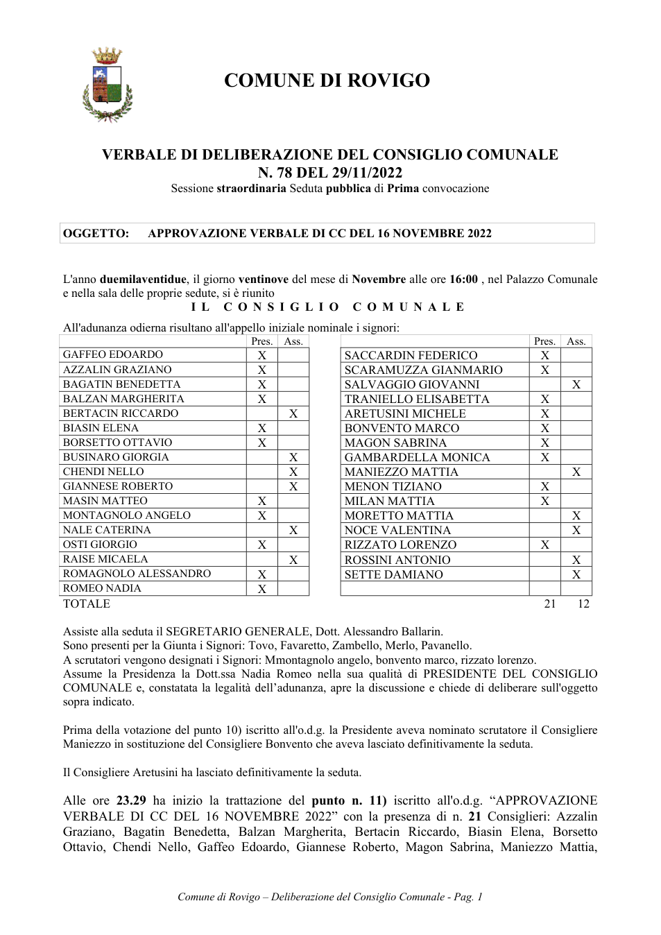 Pagina 1 del documento