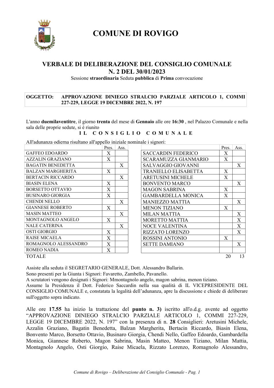 Pagina 1 del documento