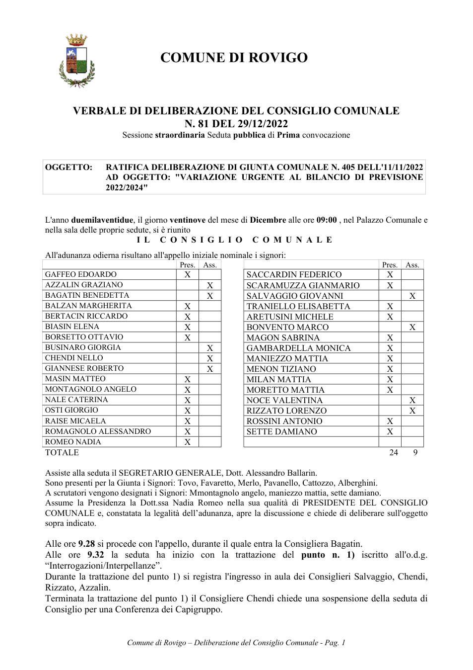 Pagina 1 del documento