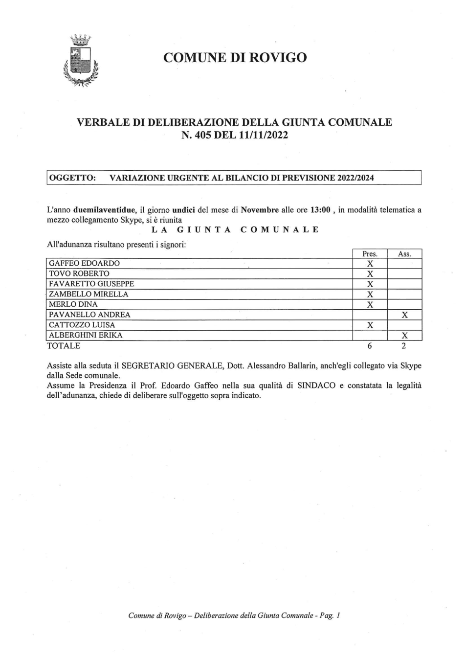 Pagina 1 del documento