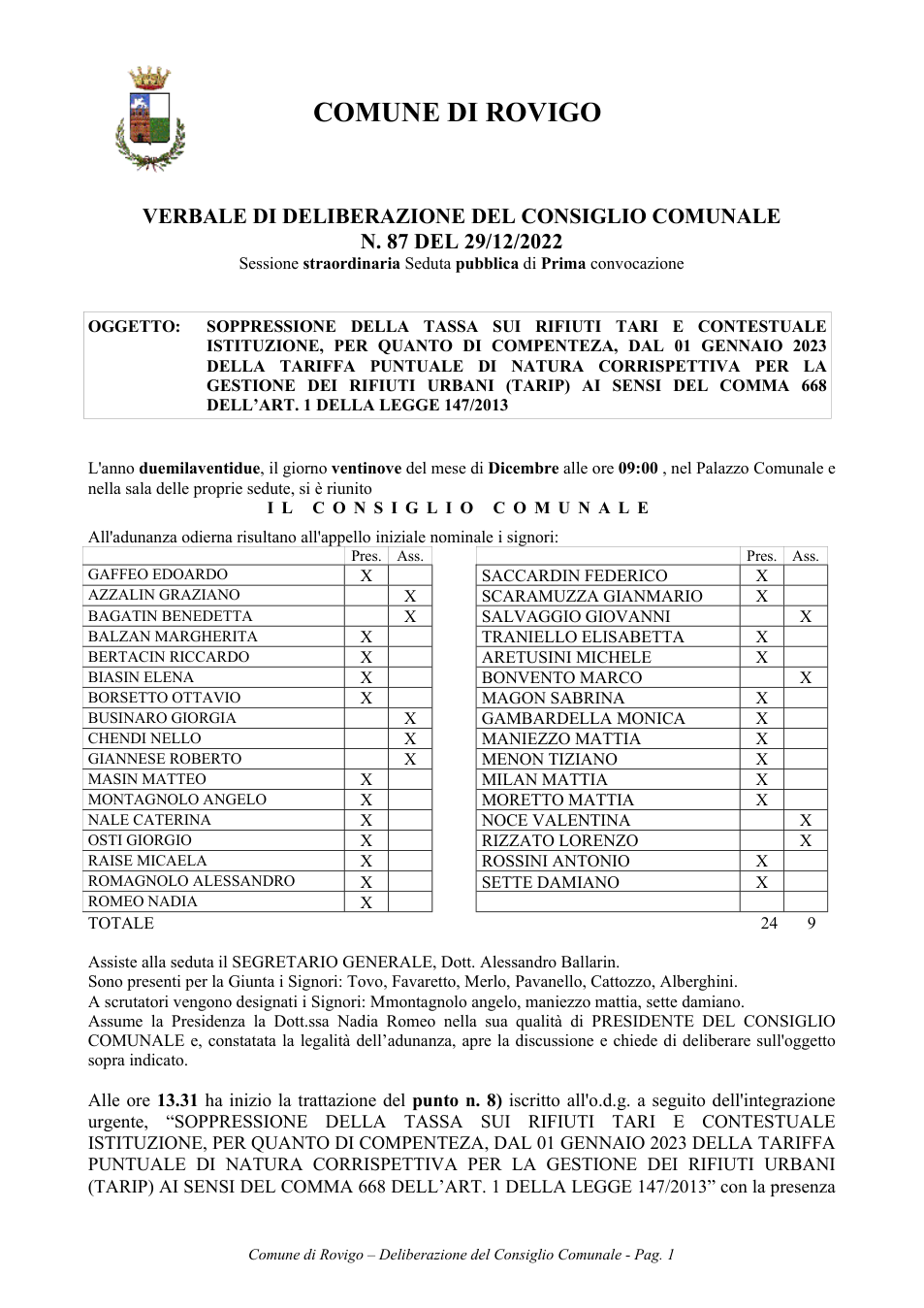 Pagina 1 del documento