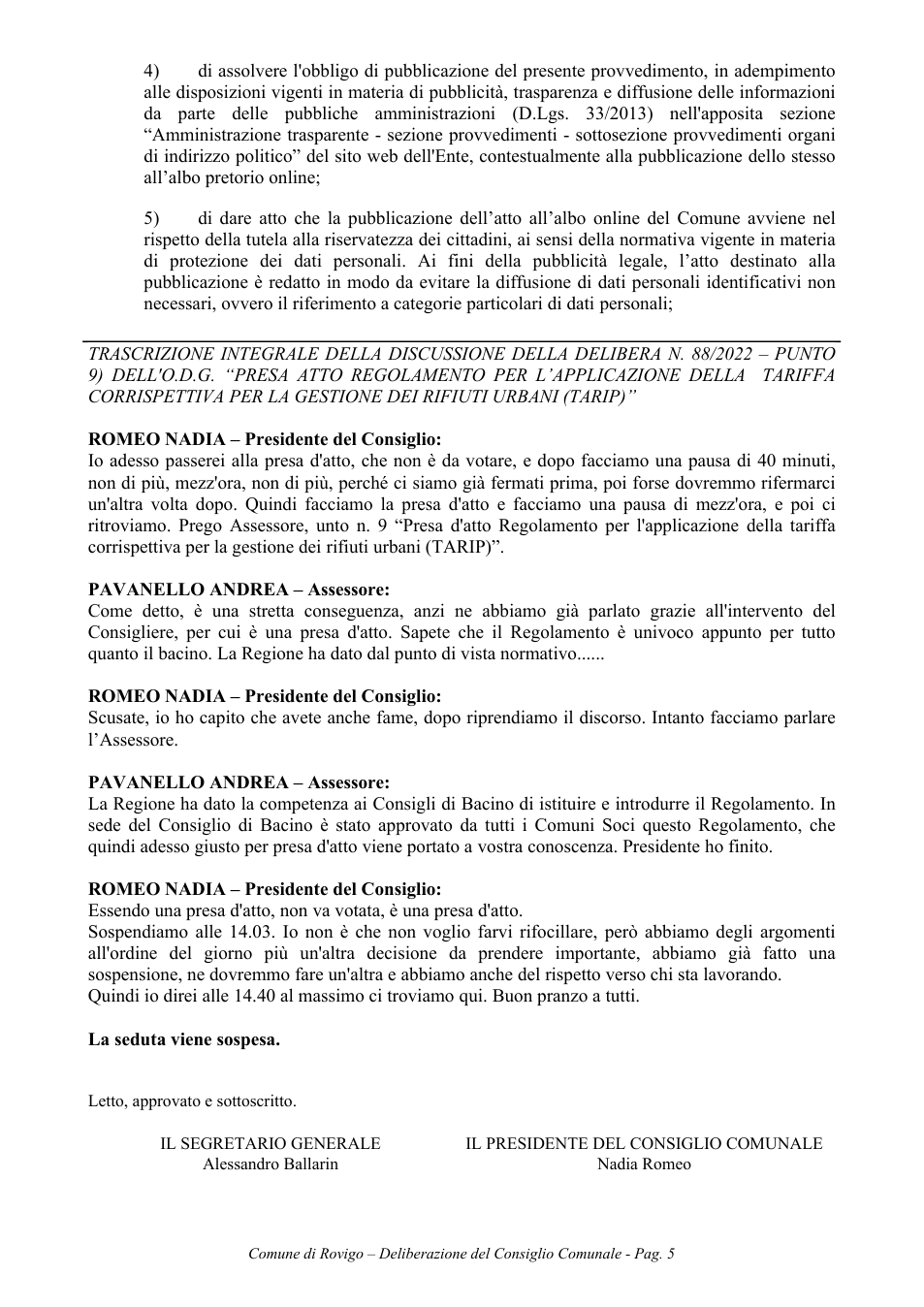 Pagina 5 del documento