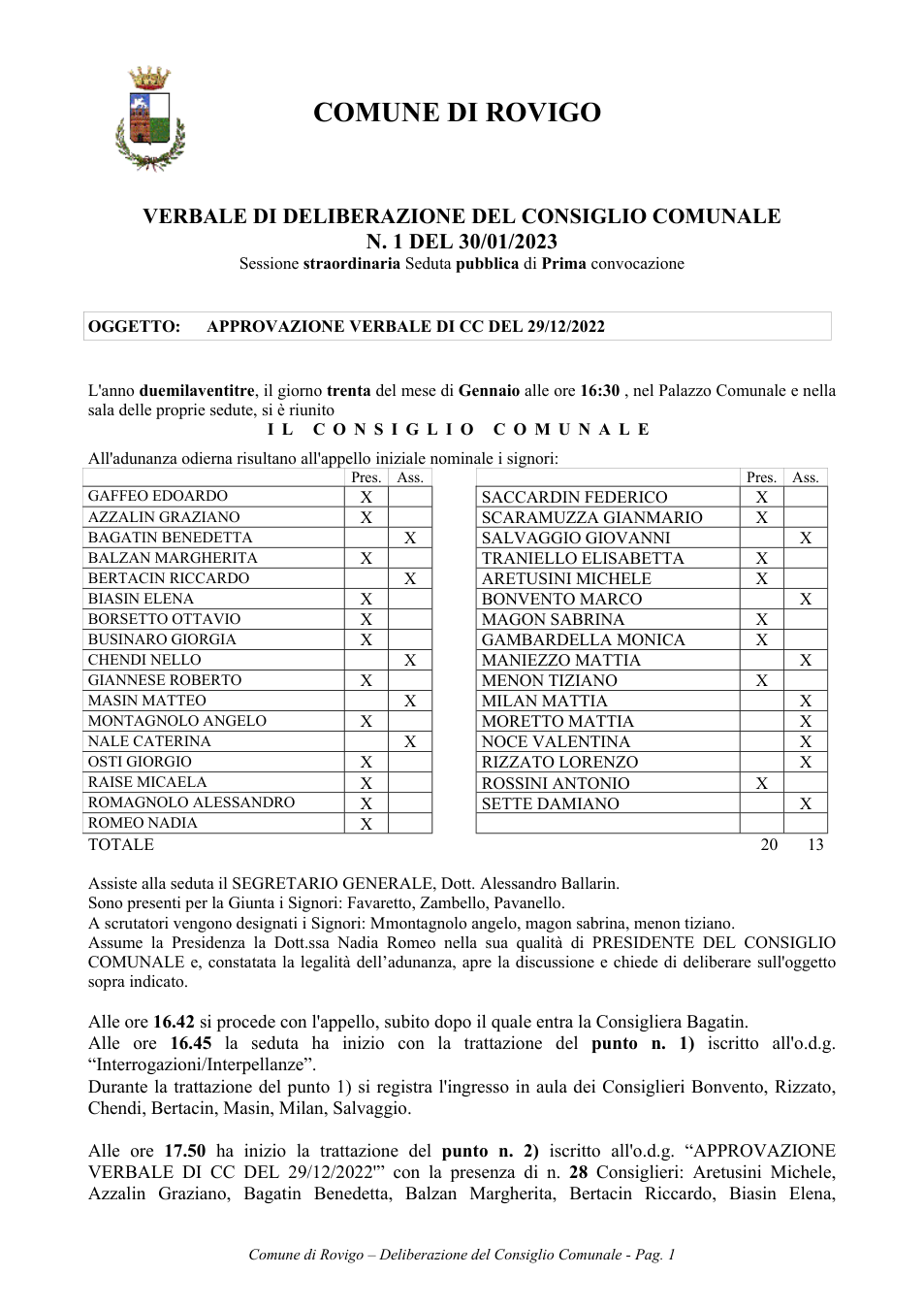 Pagina 1 del documento