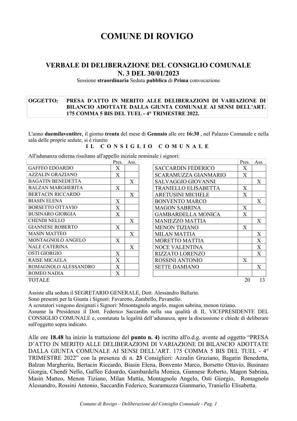 Pagina 1 del documento