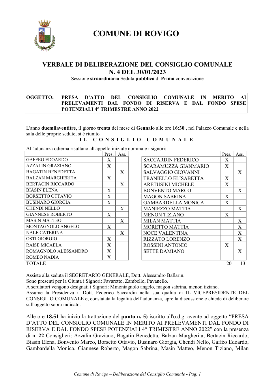 Pagina 1 del documento