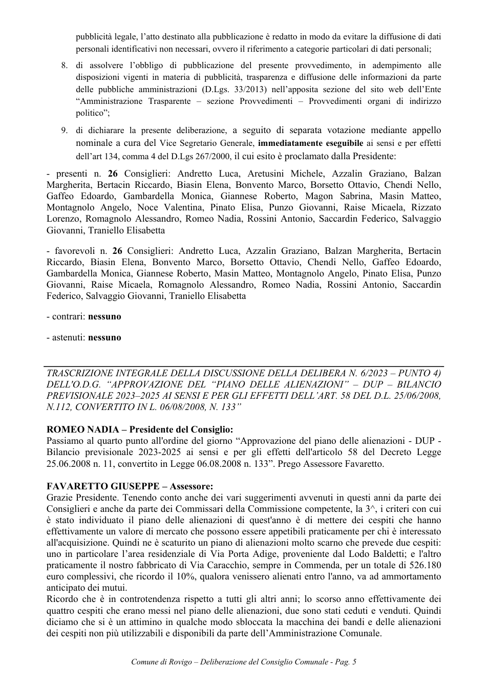 Pagina 5 del documento