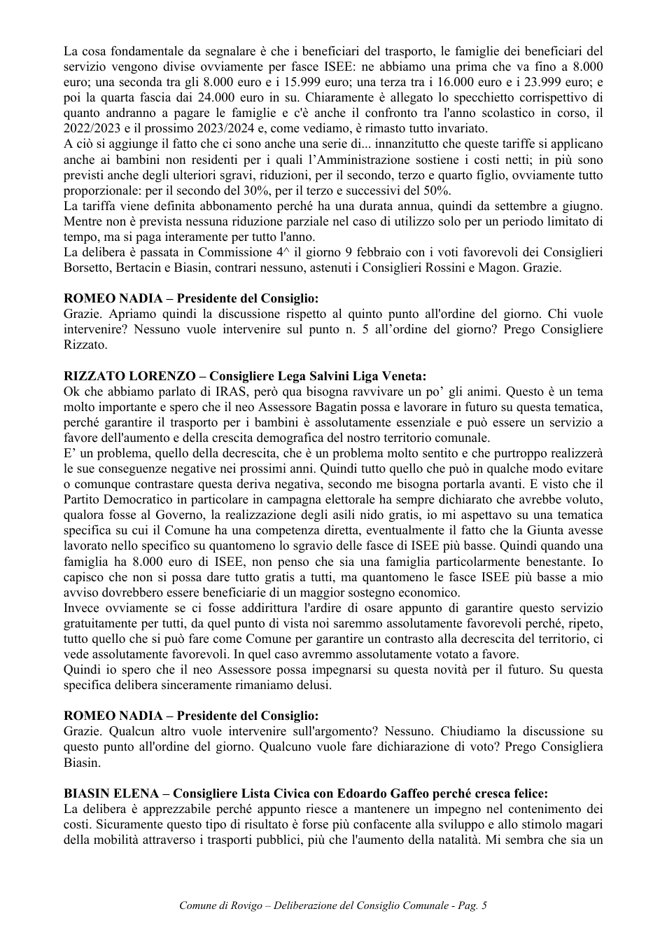 Pagina 5 del documento