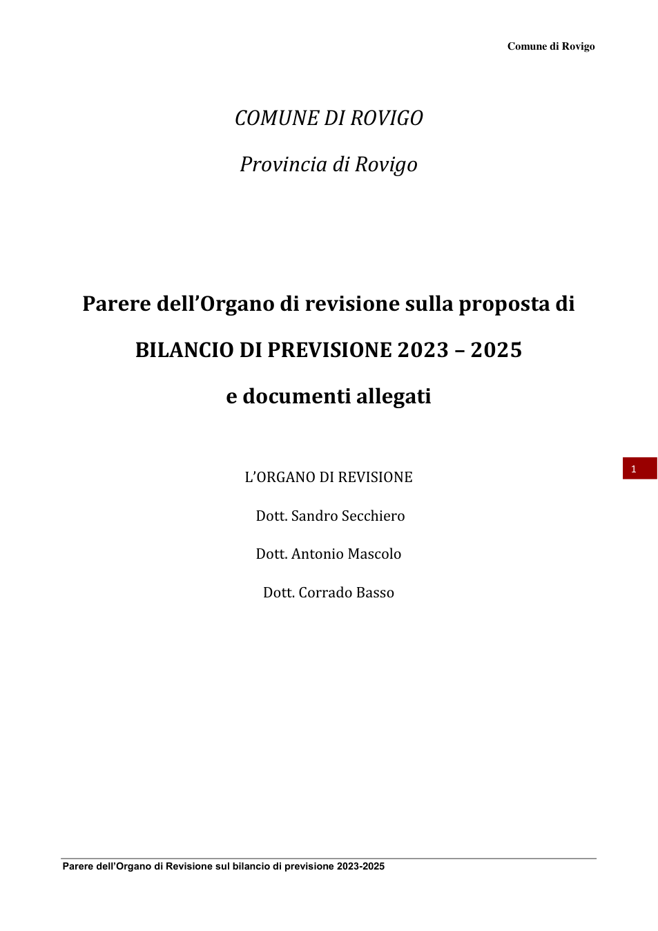 Pagina 1 del documento