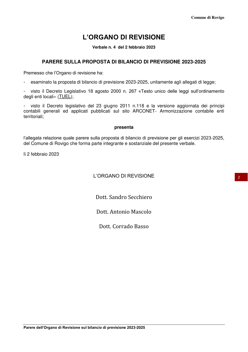 Pagina 2 del documento