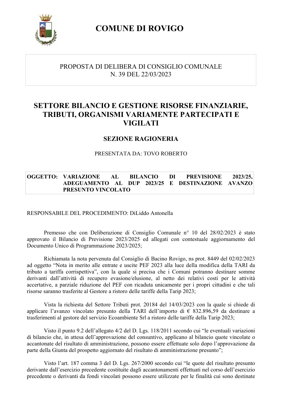 Pagina 1 del documento