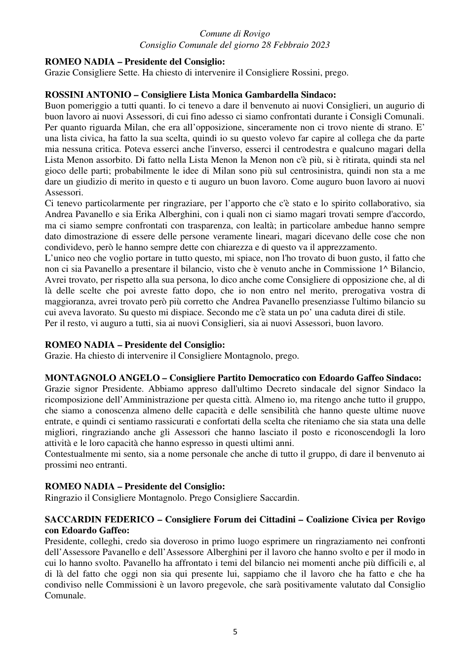 Pagina 5 del documento