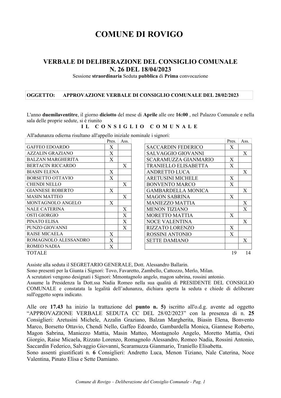 Pagina 1 del documento