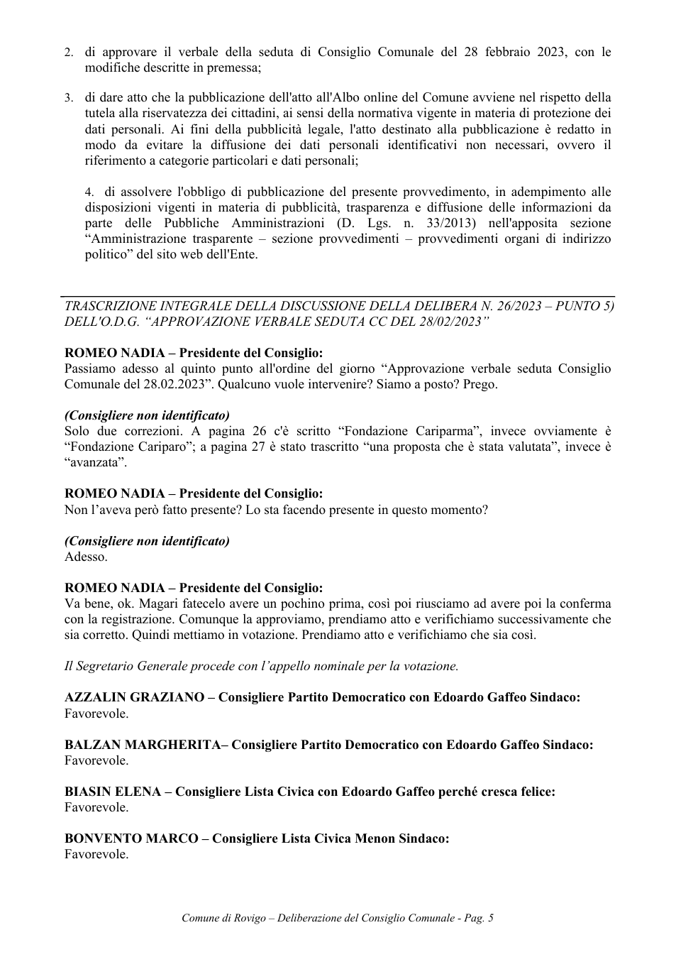 Pagina 5 del documento