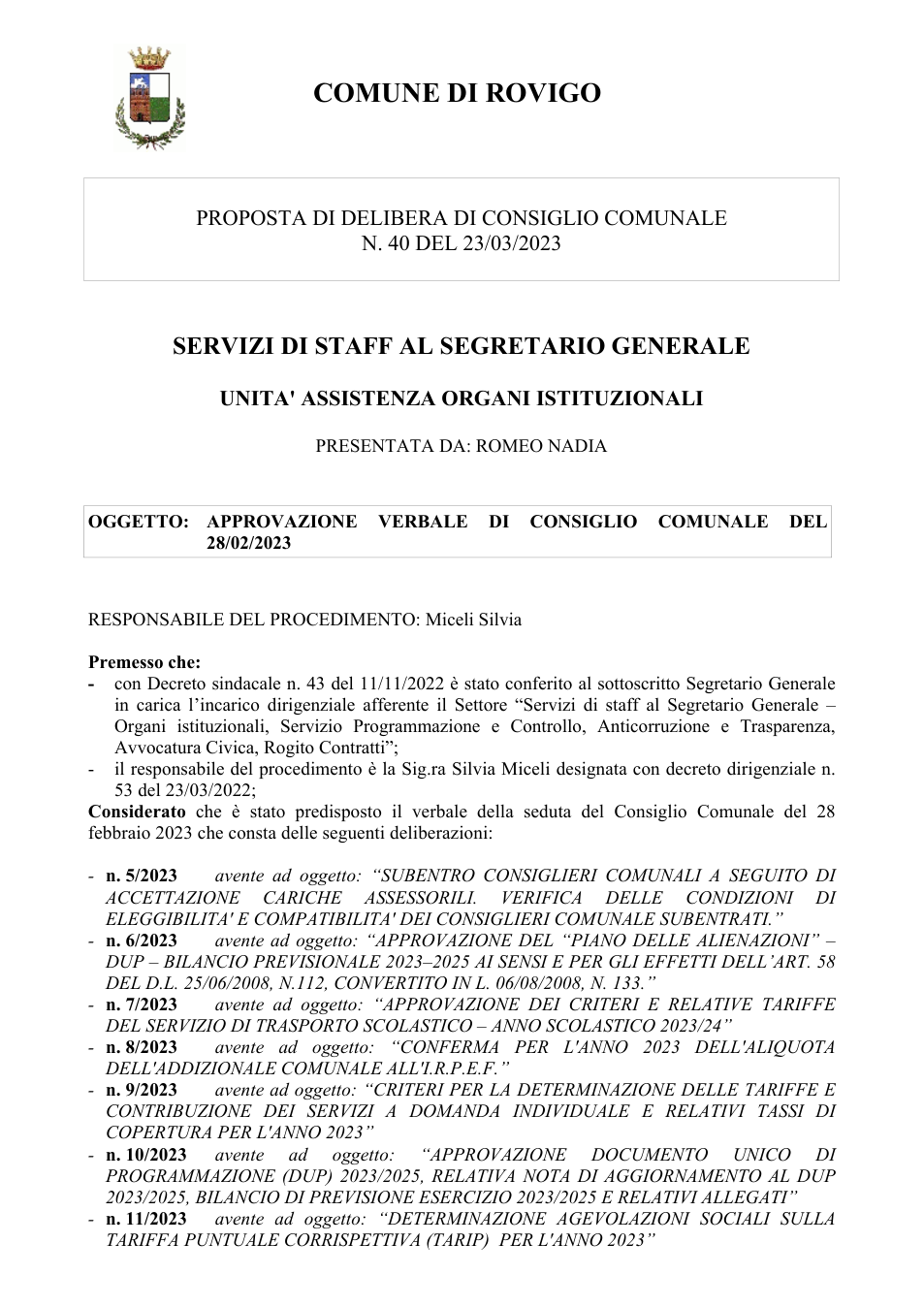 Pagina 1 del documento