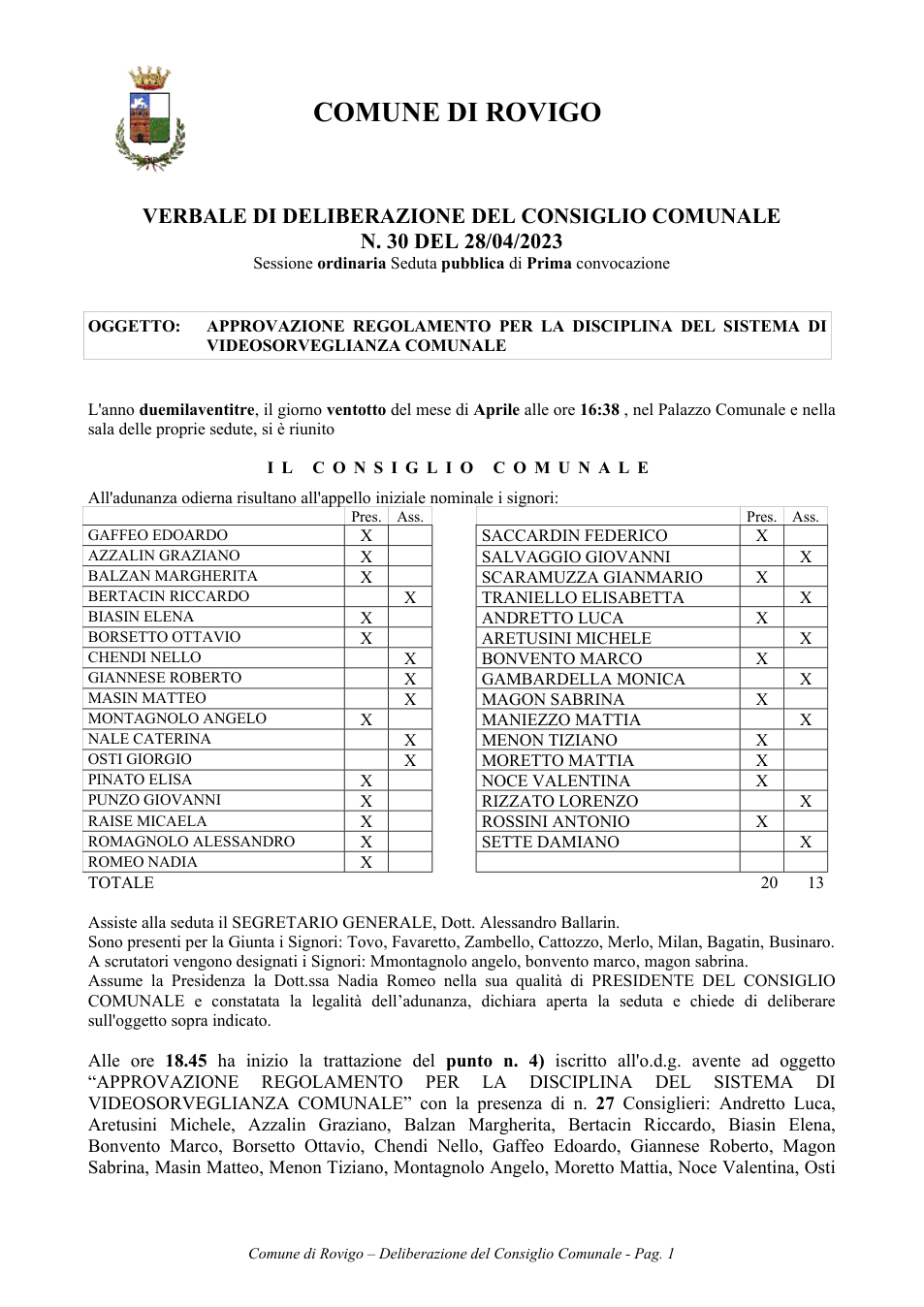 Pagina 1 del documento