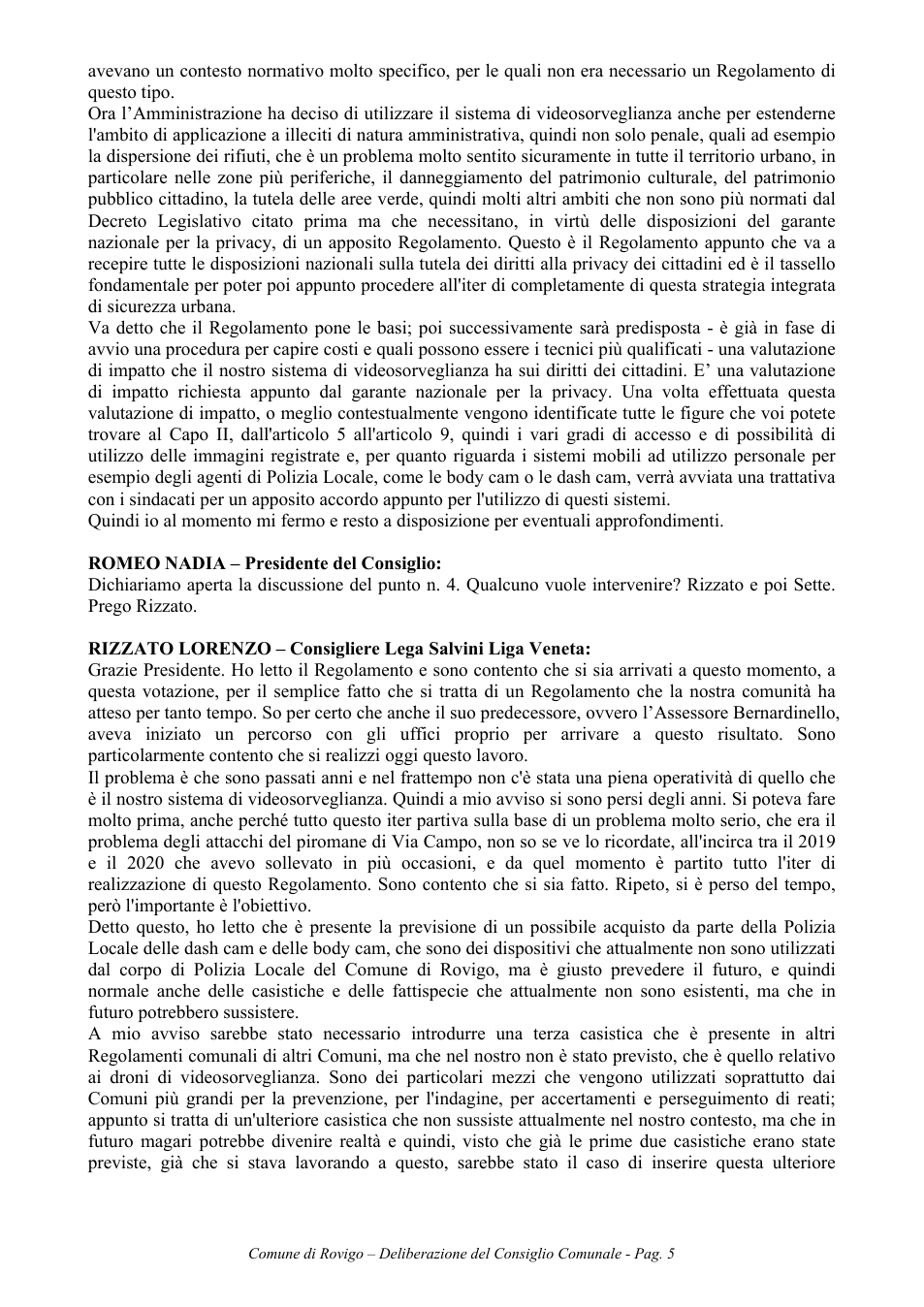 Pagina 5 del documento