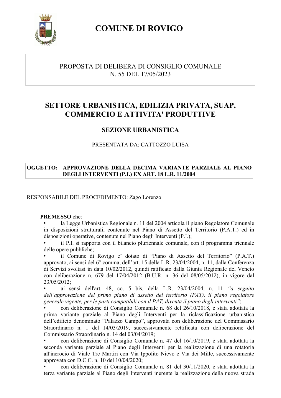 Pagina 1 del documento