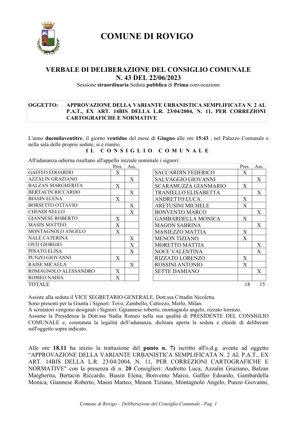 Pagina 1 del documento