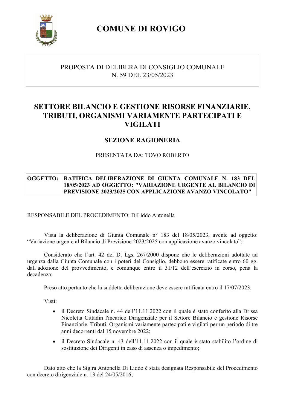 Pagina 1 del documento