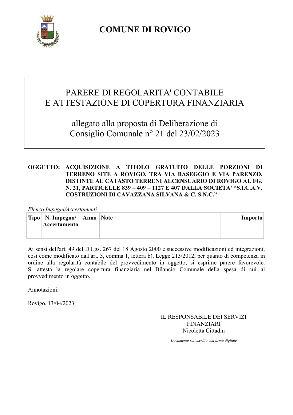 Pagina 1 del documento