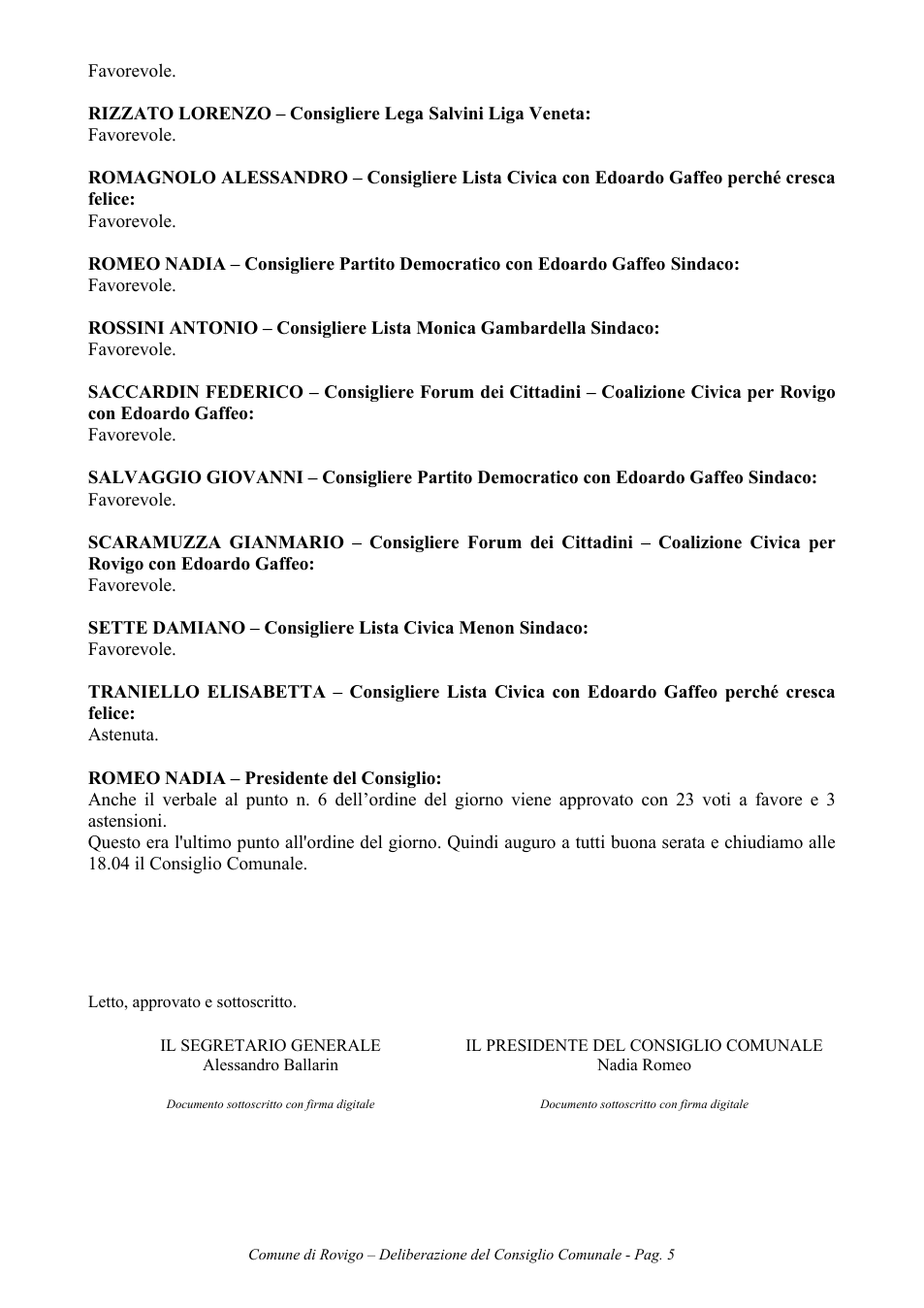 Pagina 5 del documento