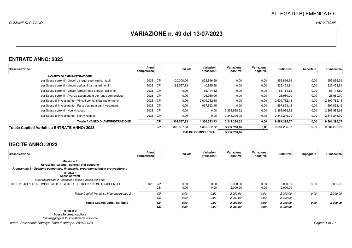 Pagina 1 del documento
