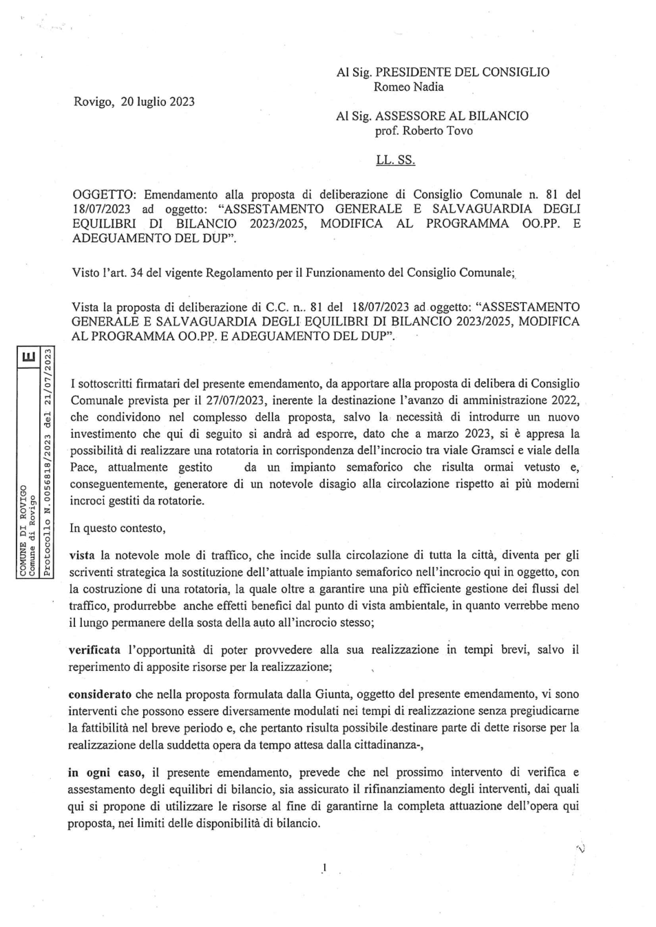 Pagina 1 del documento