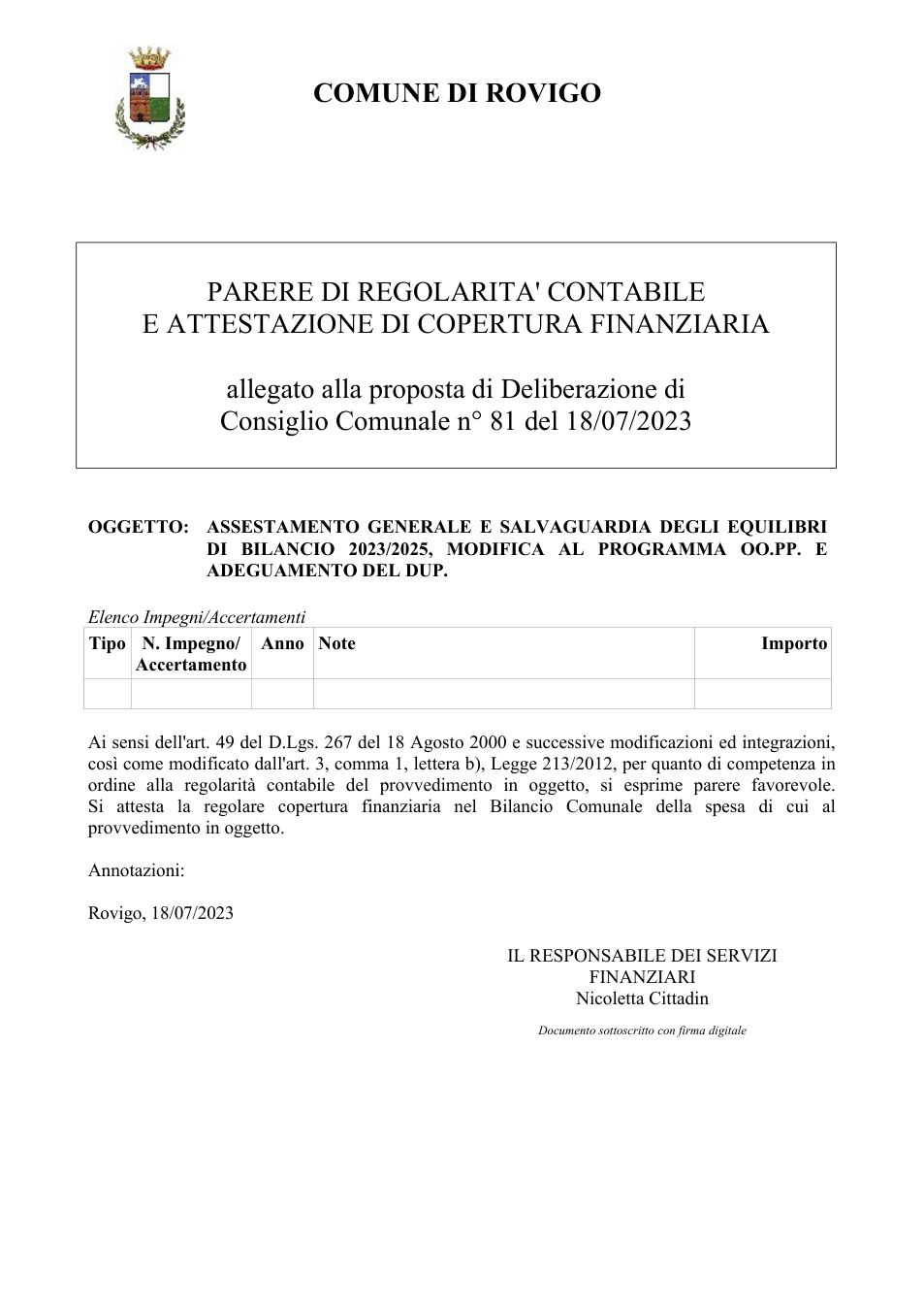 Pagina 1 del documento
