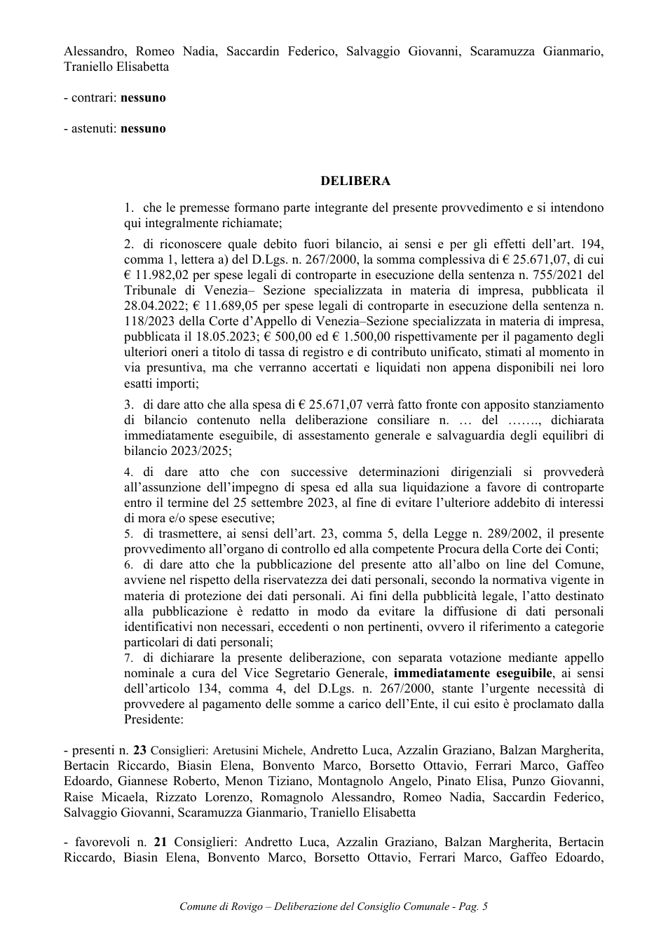 Pagina 5 del documento