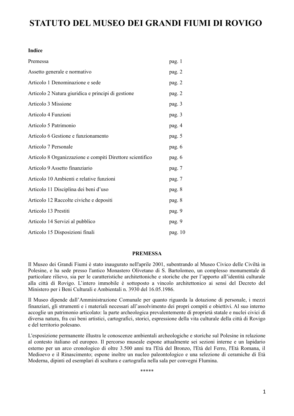 Pagina 1 del documento