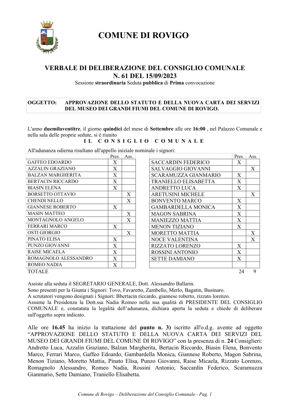 Pagina 1 del documento