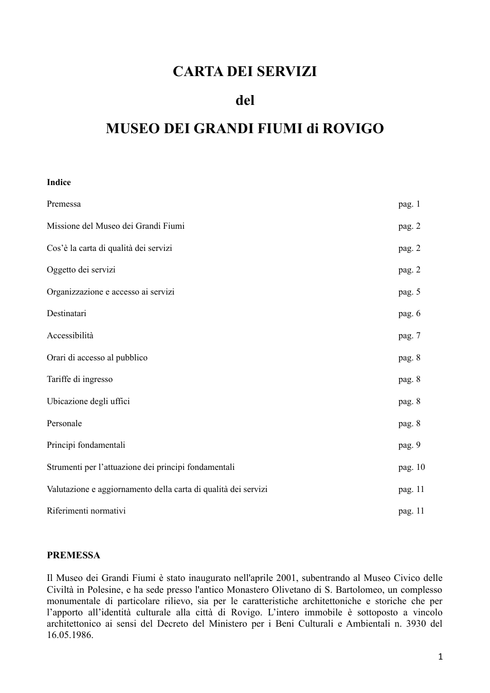 Pagina 1 del documento