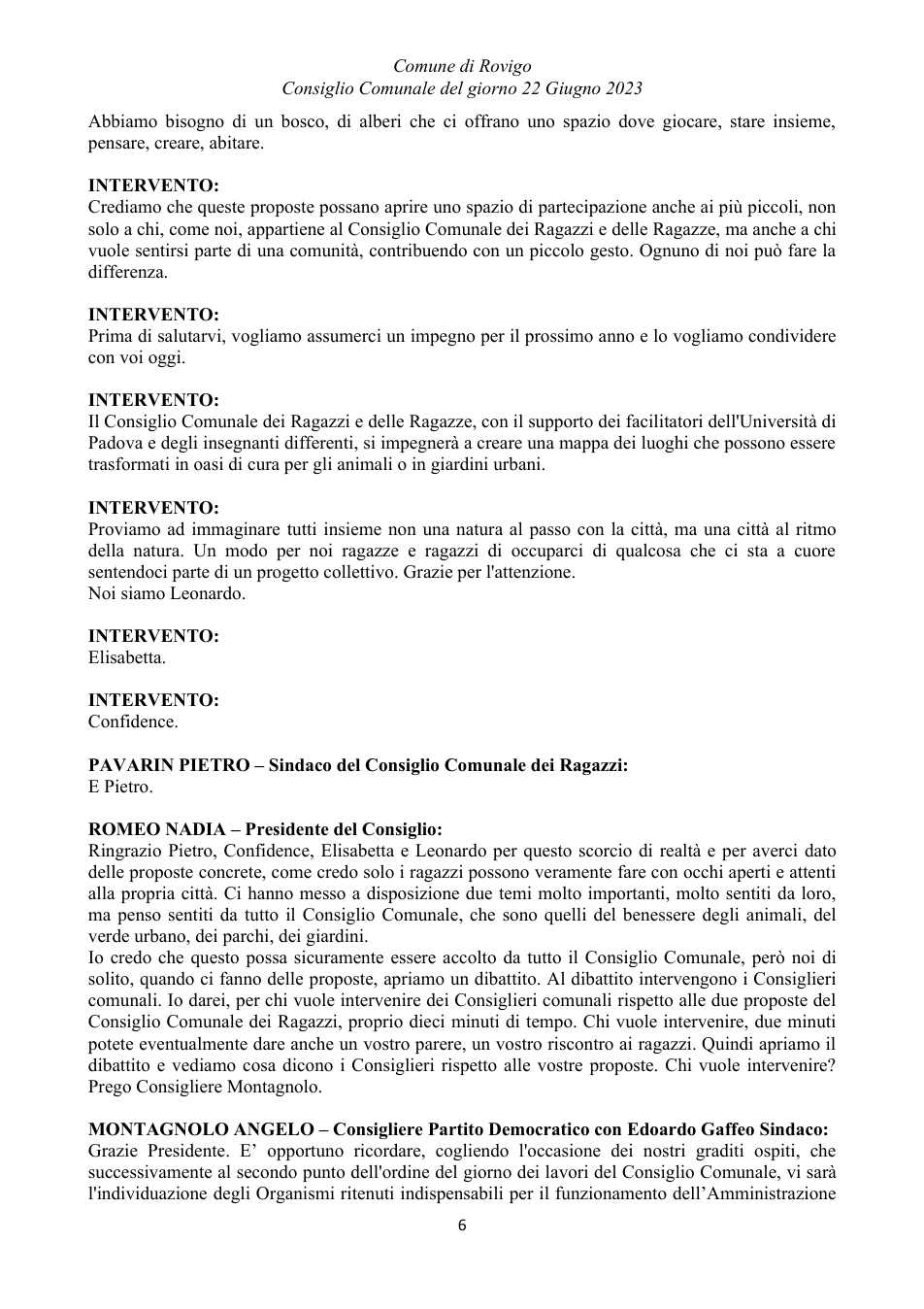 Pagina 6 del documento
