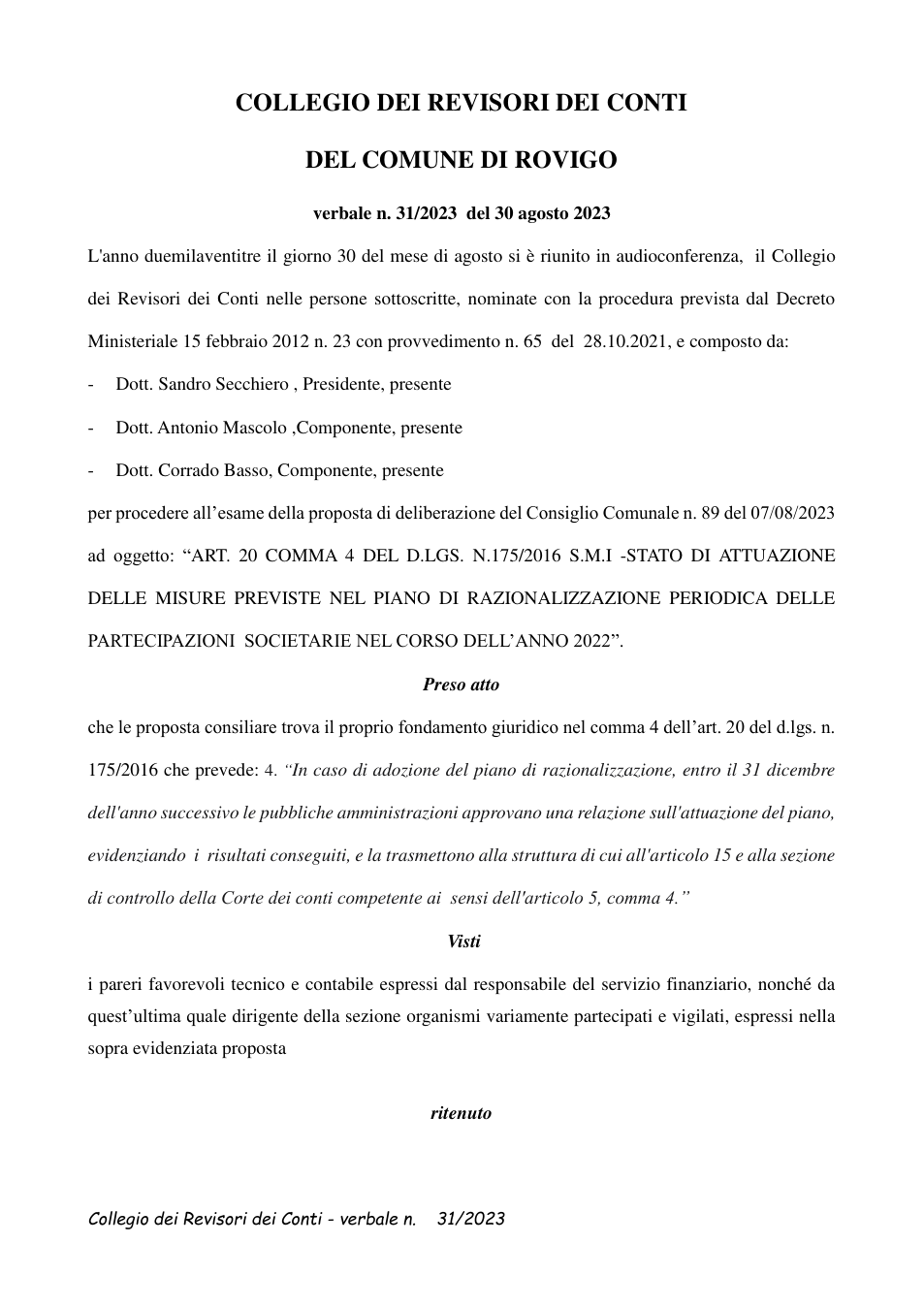 Pagina 1 del documento